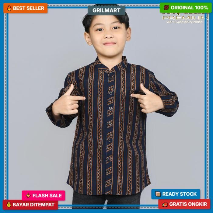 Baju Lurik Anak Pakaian Adat Tradisional Jawa 3-13 Tahun Harga Kaki Lima