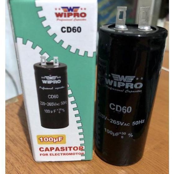 SALE - Capasitor 100 uf WIPRO Kapasitor Dinamo Starting Capacitor 100uf mikro