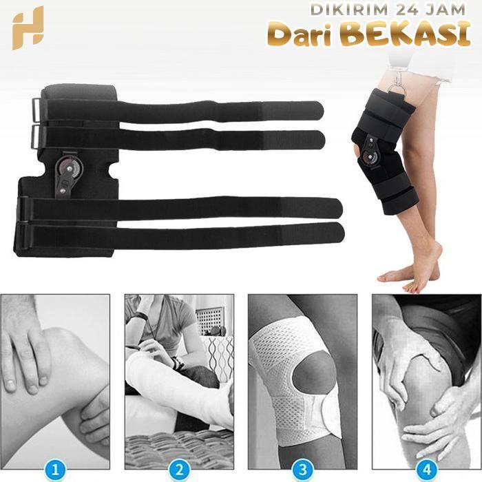 Knee Deker Pelindung Lutut With ROM OA Brace Soft Osteoarthritis Brace Dengan Tali Bahu Osteoarthrit