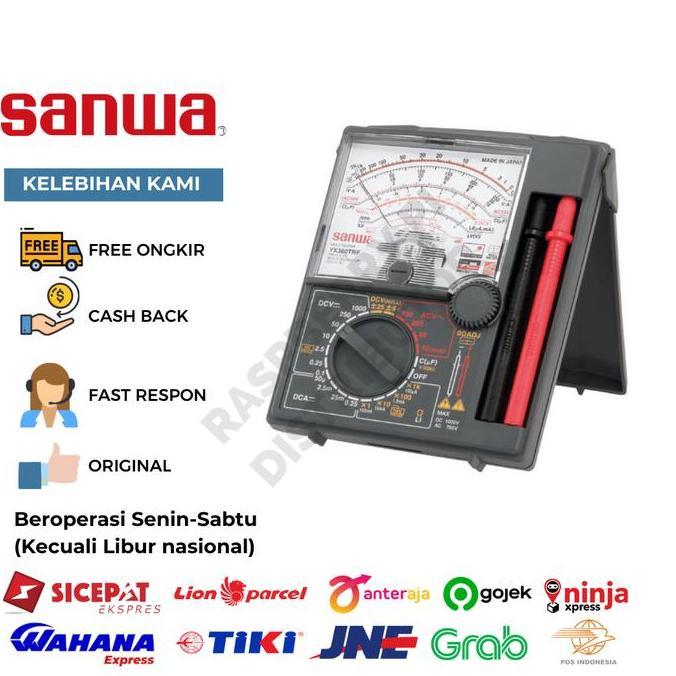 SANWA YX360TRF MULTIMETER AVOMETER ANALOG YX 360TRF YX-360TRF ORIGINAL RPD27