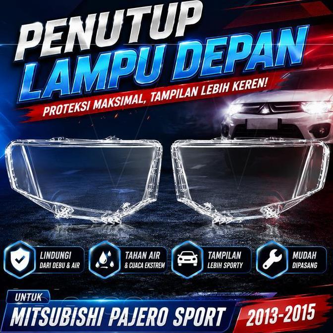 SPESIAL HARI INI - Mika Head Lamp For Mitsubishi Pajero Sport Barang Baru Kualitas Mika Mika Lampu P