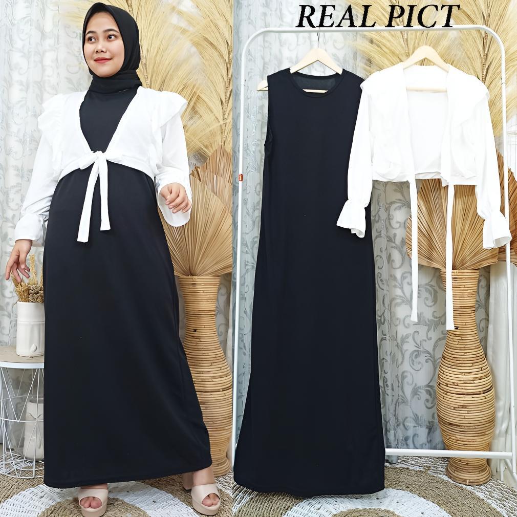 TERBARU Serayu Dress Outer Set Gamis Dewasa Dan Remaja Gamis Polos