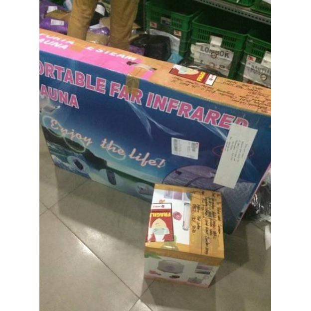BIG PROMO Alat sauna portable Sauna dirumah Alat spa Mesin sauna steam portable dengan penutup kepal