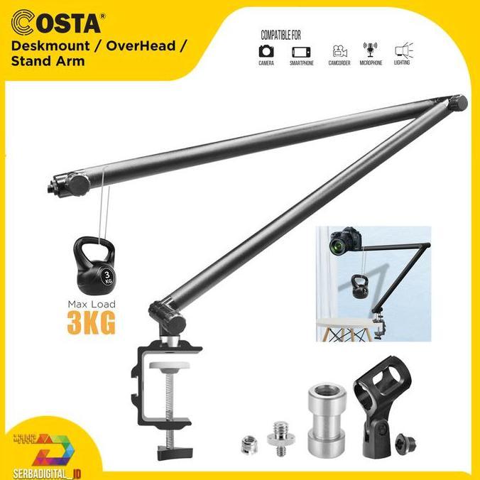 COSTA CB-A2 Deskmount / OverHead / Stand Arm Table Camera,,lht,Mic