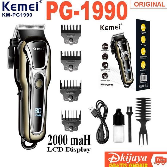 KEMEI PG1990 1990PG ORIGINAL Alat Mesin Cukur Rambut KM1990PG
