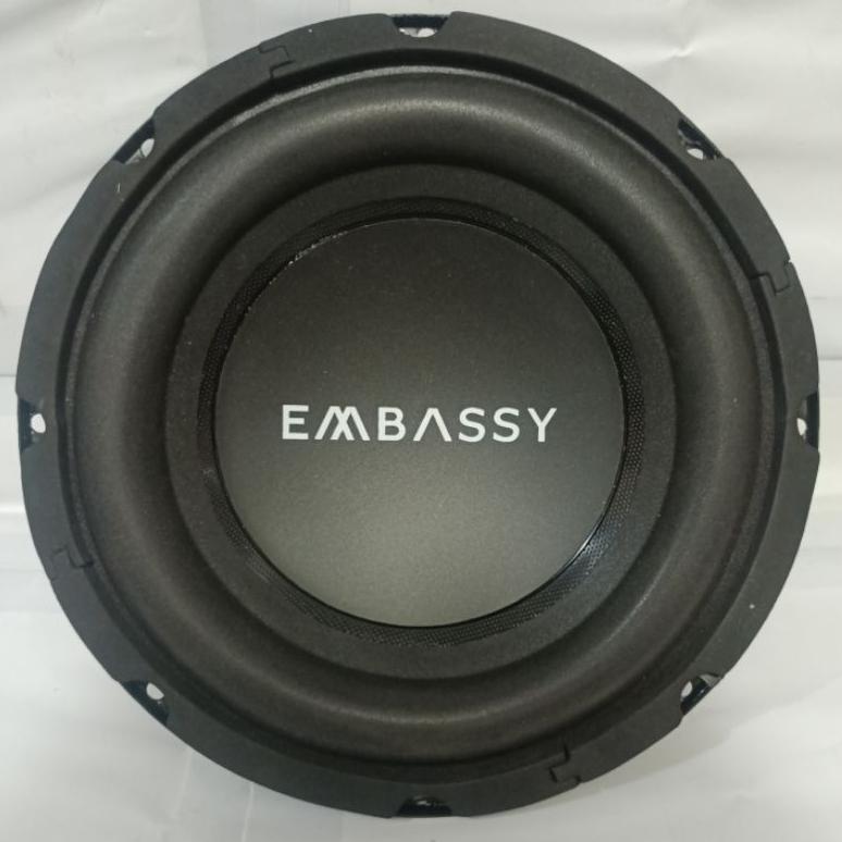 SUBWOOFER EMBASSY 8 INCH ES-844 SUBWOOFER 8" DAUBLE COIL 4 OHM
