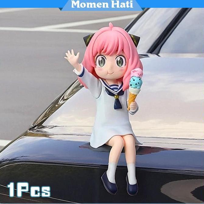 EXAMINER Figure Spy X Family Anya Yor Loid / Anime Pajangan / Figure Anya Spy X Family Vacation