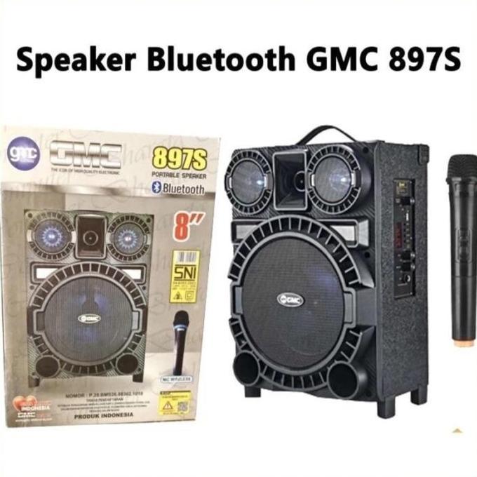 Speaker Portable GMC 897F BLUETOOTH 8"inch