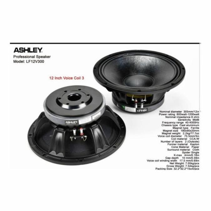 Speaker Ashley 12 inch LF12V300