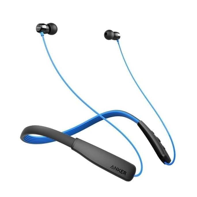 Anker SoundBuds Lite Black+Blue, IPX5 Water Resistant Sport Earbuds