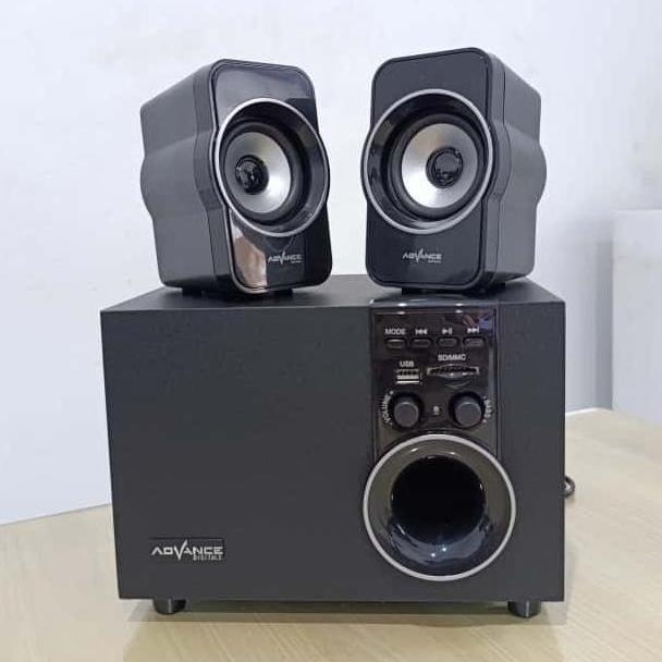 Advance Speaker Bluetooth Multimedia M180bt Suara Bagus Bass Powerfull Input Impedance 10K Ohm R.M.S