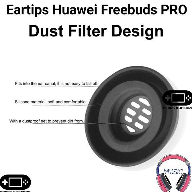 Eartips Huawei Freebuds PRO silicone silikon ear tips tip karet rubber huawei freebuds pro
