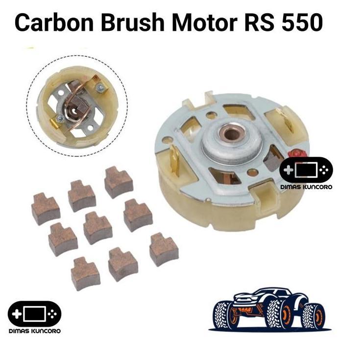 Carbon Brush Motor RS 550 bostel sikat arang rs545 rs550 rs555 karbon