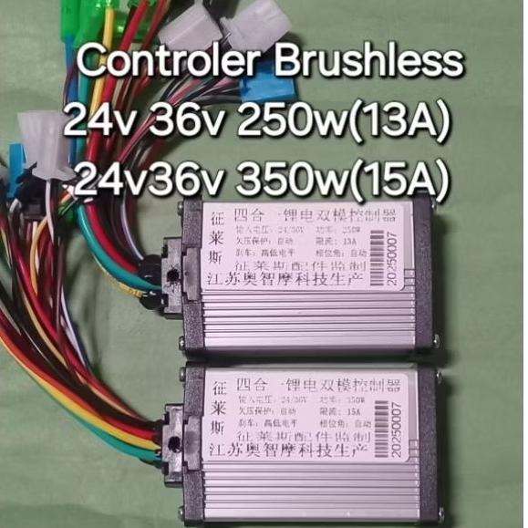 Controler Brushless 24V/36V  250W 350W BLDC