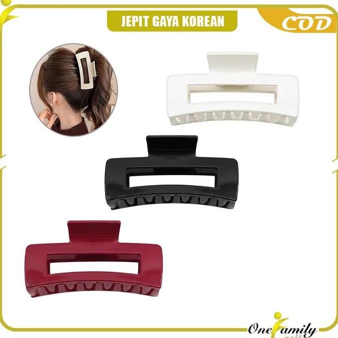 FANA [COD] OFM C1469 Jedai Rambut Silikon Elastis Aksesoris Wanita Korean Style