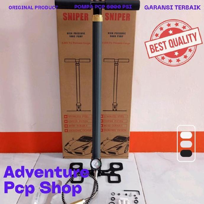 Pompa Pcp Sniper 4 stage 6000 PSI | Pompa Pcp Sniper Kaki Lipat | Pompa Pcp Murah | Pompa Pcp Bagus 
