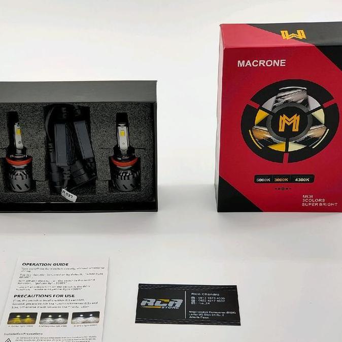 Macrone Turbo Led MC8 Single 3 Colours