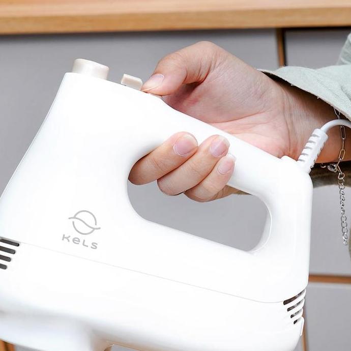 Informa Kels Delly Hand Mixer - Putih Pengaduk Adonan Kocokan Telur Alat Masak Pembuat Kue Pengaduk 