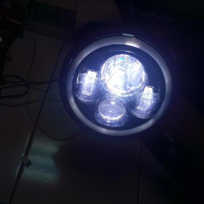 HEADLAMP LED 7INCH JIMNY RUBICON HARDTOP KUALITAS TOP
