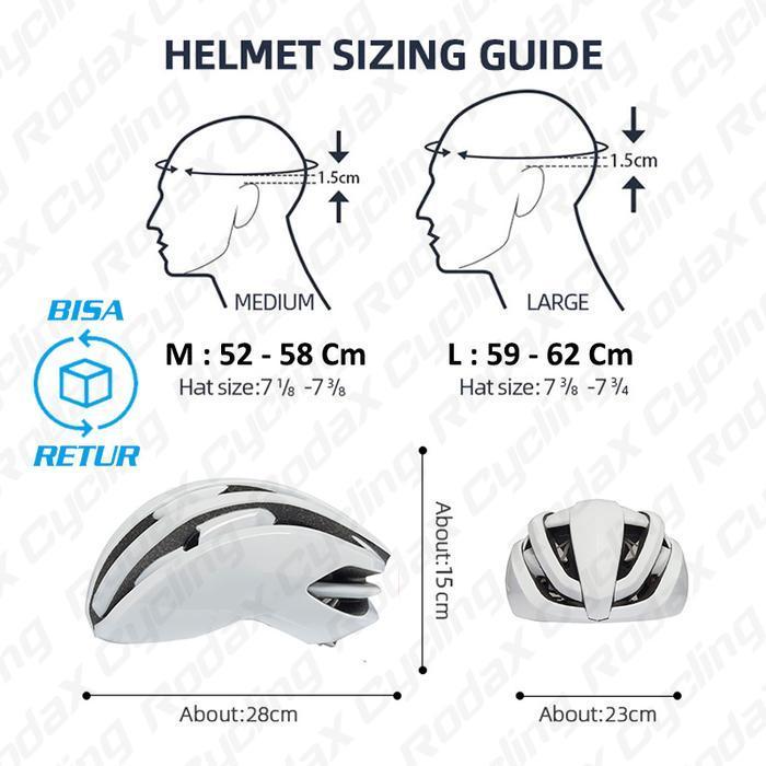 Rnox Carapace - Road Helmet Eps Pekat Helm Roadbike Ramping Anti Cupu Helm Gowes Murah Helm Gowes Or