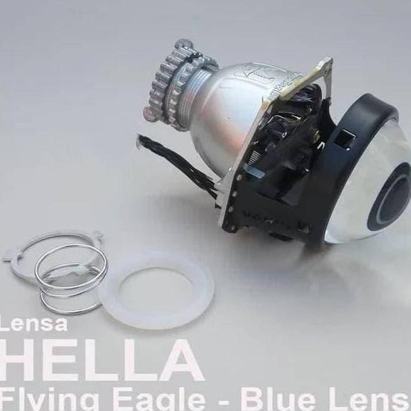 Lensa Biru Projector Bluelens Projie Vahid Hella Flying Eagle 3 inchi
