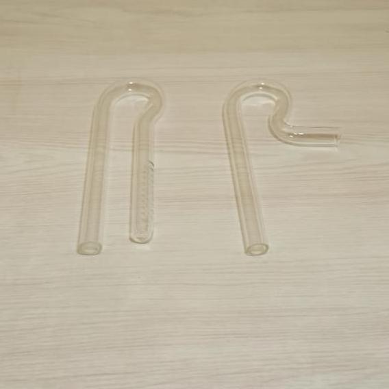 Fisher- Mini Glass Lily Pipe Mini Lily Pipe Aquarium Aquascape Bukan Skimmer Stainless