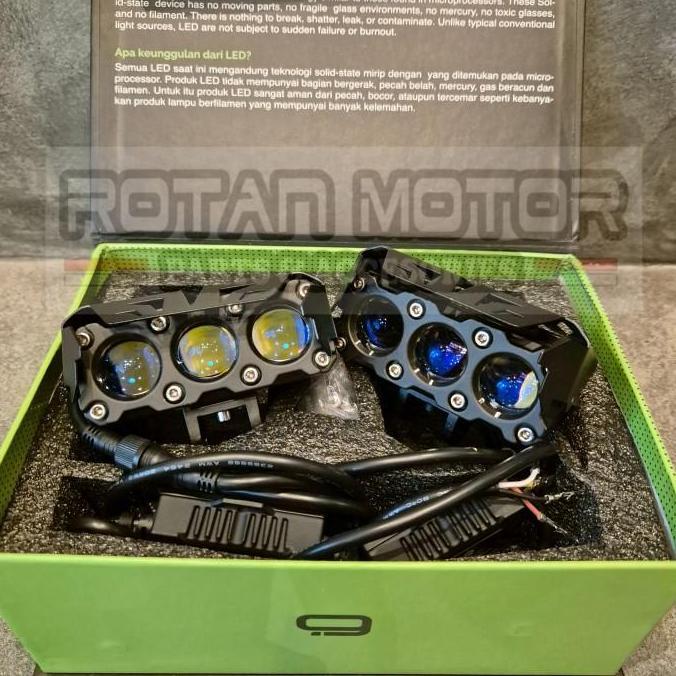 Promo Mini Projie Luminos Q9 Pro Triple Lens Blue Lens Q9 PRO / LUMINOS Q9 PRO LASER LED / MINI PROJ