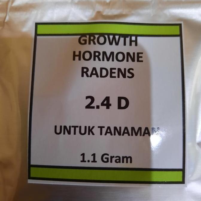 Garden- 2.4 D  1.1 Gr ( 2,4 Diclorophenoxyacetic Acid ) Two Four D Hormon Zpt Pupuk Ta