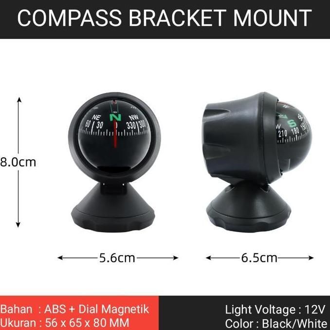 Kompas kapal Compass Mobil Perahu Mini Kompas Kecil
