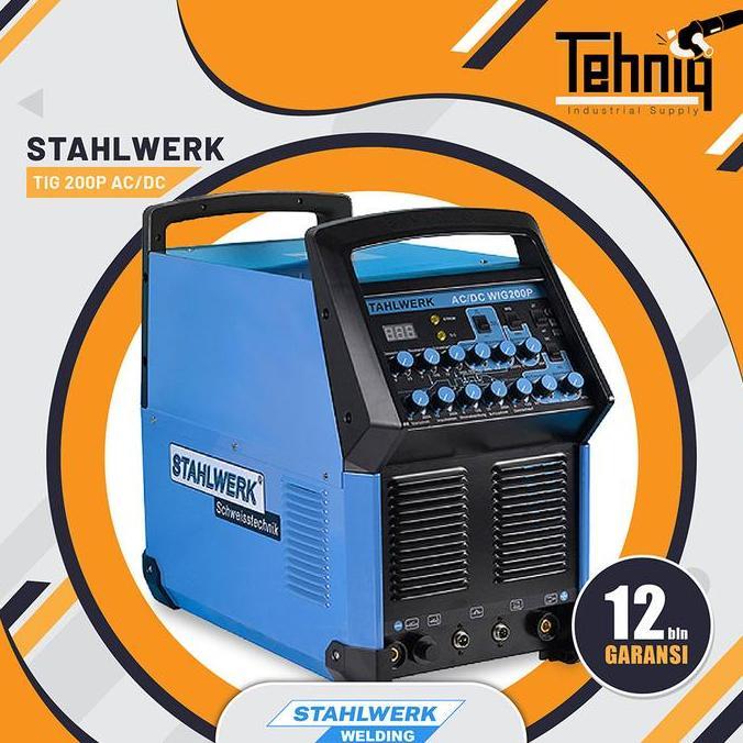 Stahlwerk Tig-200Ps Ac/Dc Argon Mesin Las Aluminium Argon Ac/Dc Pulse