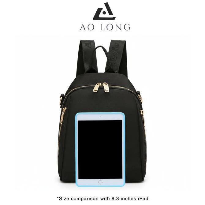Shebag- Ransel Kanvas Botol 06# Tas Ransel Nita - Backpack Cewek Fashion Ukuran Sedang Terkini Free 