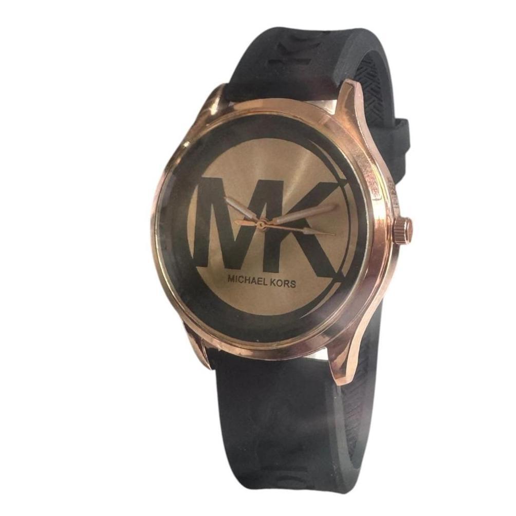 BEST SELLER JAM TANGAN WANITA MK MULTICOLOR TALI RUBBER TRENDY KOREA - L1065