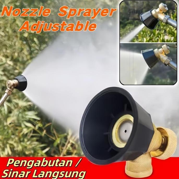 LOWARY Nozzle Sprayer Adjustable Nozzle High Pressure Sprayer Atomizing Nozzle Pressure Electric Spr
