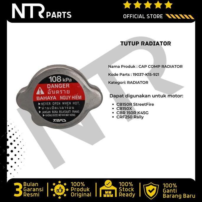 Cap comp tutup radiator CRF 250 RALLY CB 150 R Street Fire CB 150 X CBR 150 R