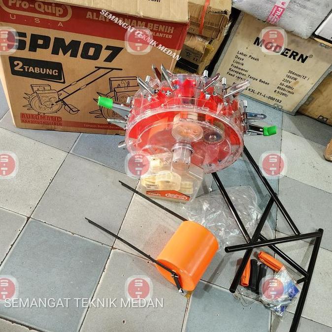 HARGA DISC - SPM07 ALAT TANAM PUPUK BENIH BIBIT KACANG 2 TABUNG PROQUIP SPM 07
