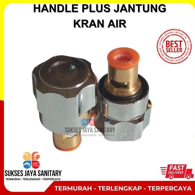 ZASSAT Handle Plus Jantung Kran Air, Kran Cabang, Kran Angsa, Kran Flexible Mudah Di Pasang