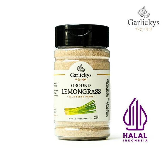 Daun Sereh Serai Bubuk Wangi Segar Merah Lemongrass Powder Alqshop