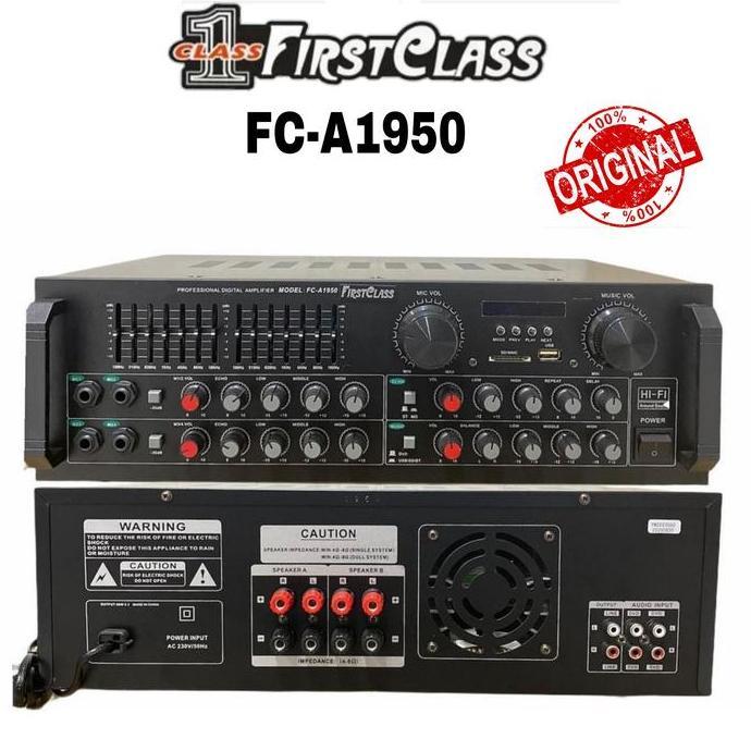 Amplifier power mixer karaoke bluetooth orinal firstclass fc a1950