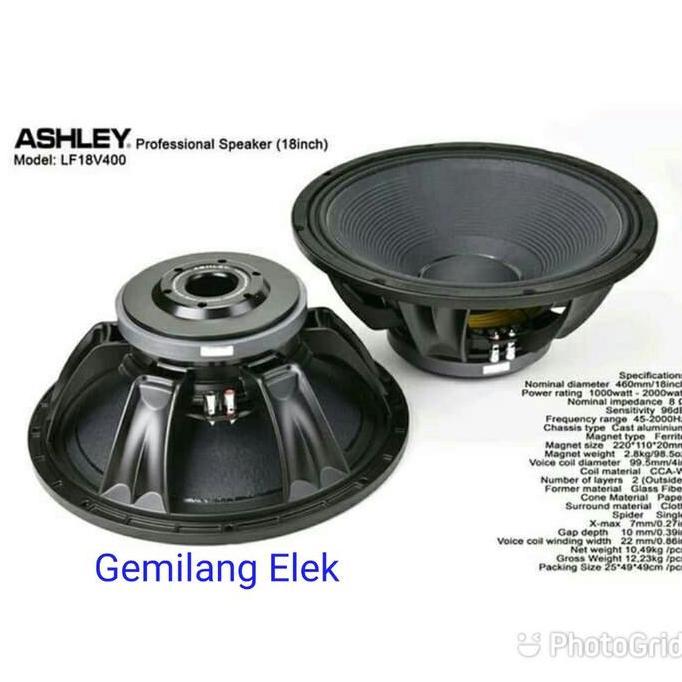 Speaker ASHLEY 18 inch LF18V400 ORINAL