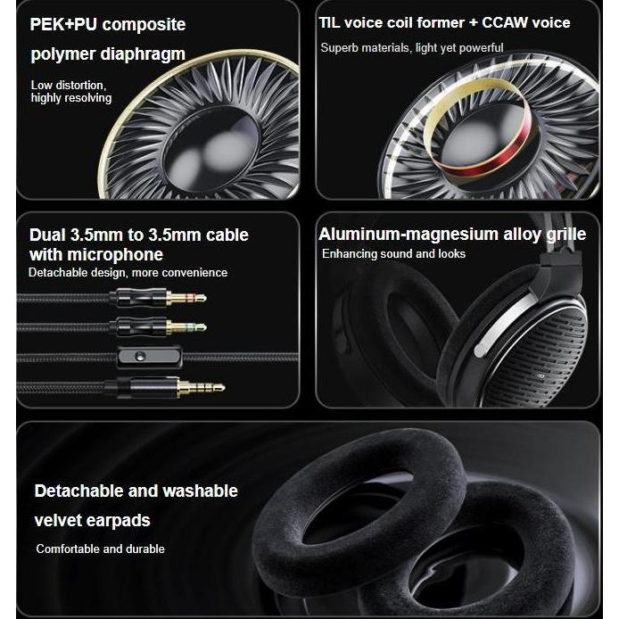 FiiO JT3 JT 3 Dynamic Driver Openback Headphone Headset