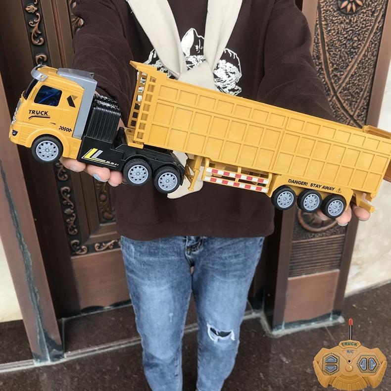 terbaru mainan truck trailer rc mainan truk semi trailer remote control semi trailer dump truck rc