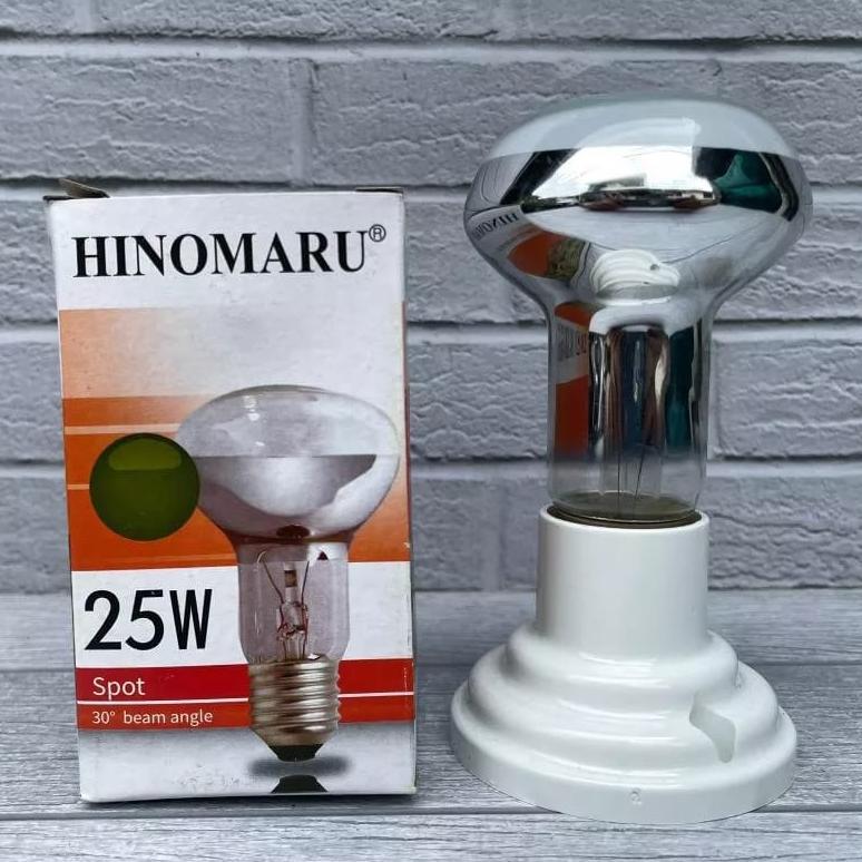 big promo lampu uva nr63 sprot pemanas reptil hinomaru / lampu penghangat ayam / makanan lampu pijar
