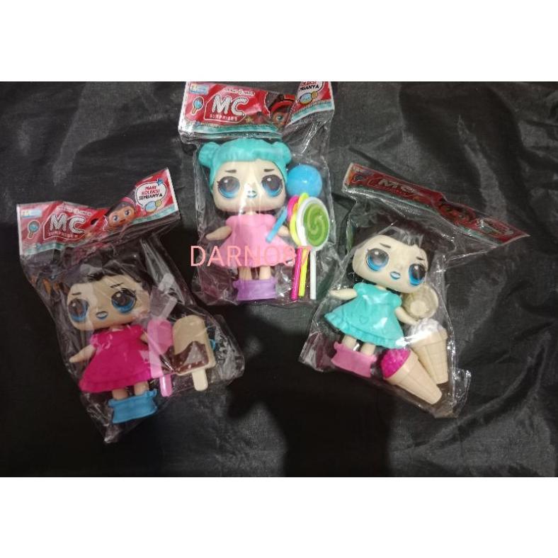 new mainan boneka plastik mini mo 01 10 cm