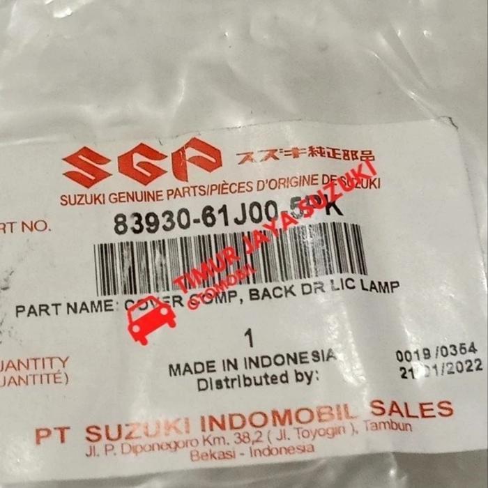 Garnish Trunk Lid Apv Type A & L Asli Sgp Sparepart Suzuki Original Dan Terpercaya