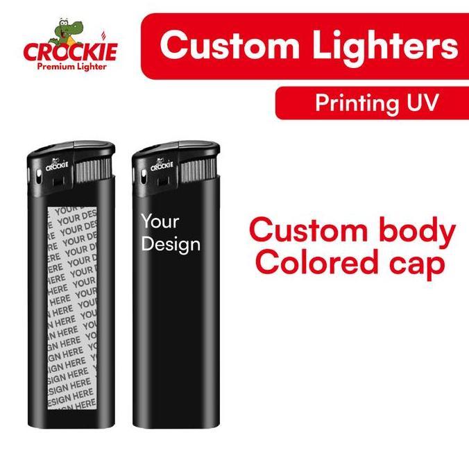 Crockie Magnet Custom Korek Api Print Uv - Promotion Lighter