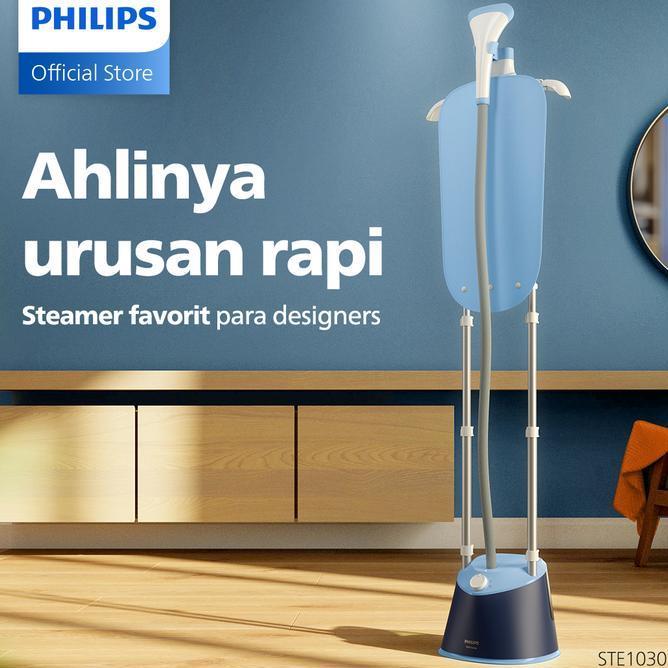Philips Ste103020 Stand Steamer 1 Series Ste1030 1800W Blue Setrika Uap Strika Uap Philips Setrika U