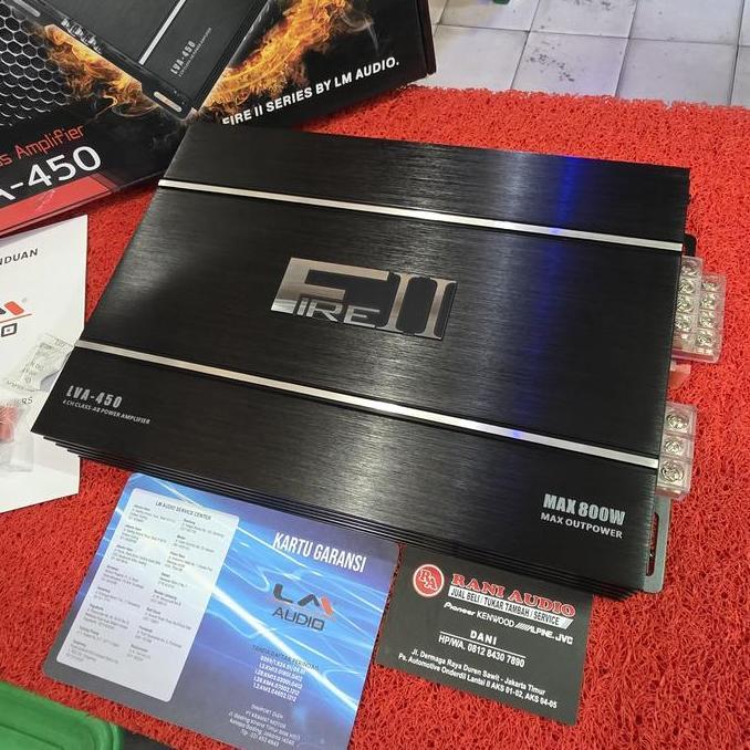 Promo Power LM AUDIO FireII LVA-450 Power LM AUDIO 4 Channel Diskon