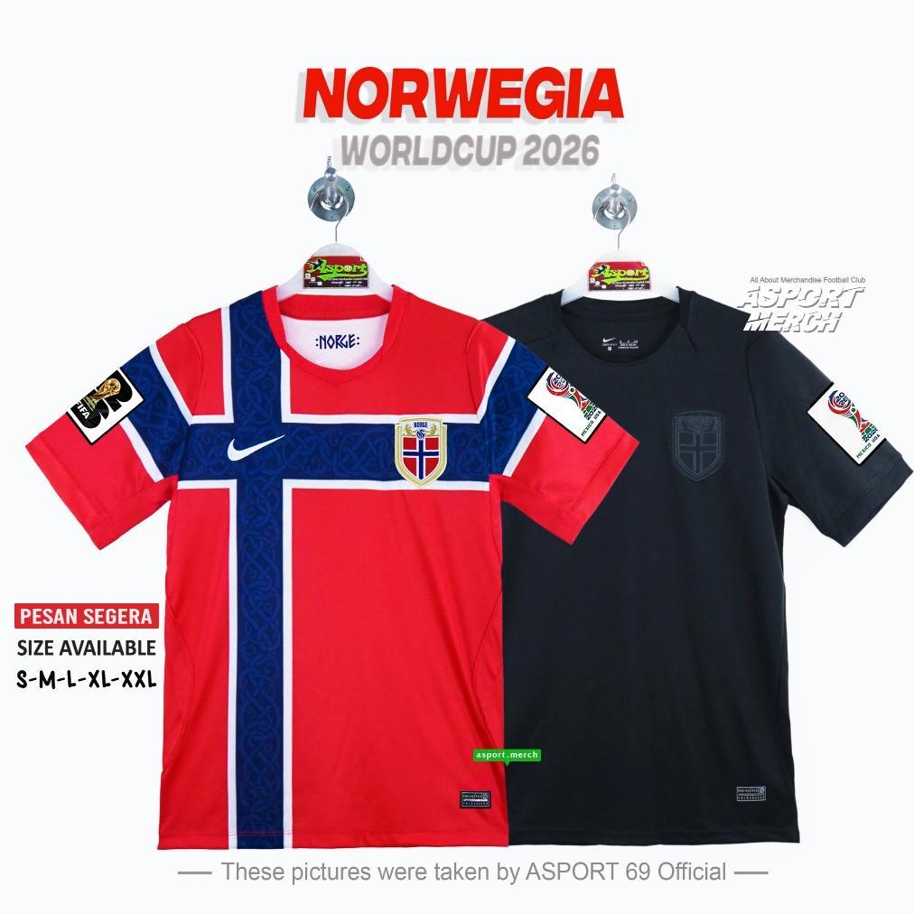 Jersey NORWEGIA Home away 2026 World Cup Baju Bola NORWEGIA HOME AWAY Pildun 2026