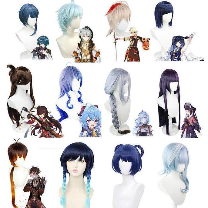 Wetrose Genshin Impact Ganyu Raiden Wanderer Keqing Yelan Xingqiu Lumine Zhongli Nilou Nahida Kaveh 