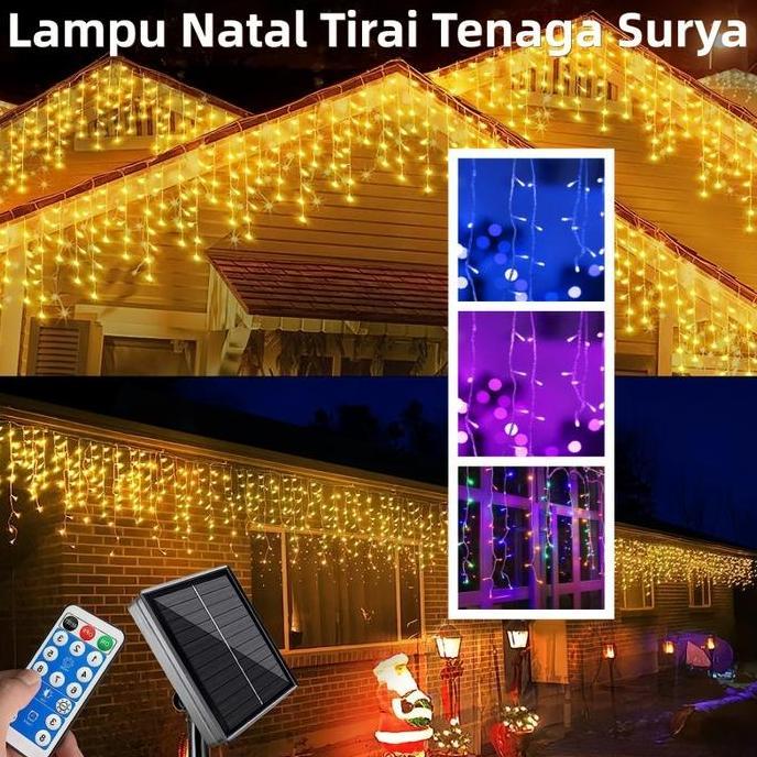 Kelap Kelip Lampu Hias Tirai Outdoor Waterproof Lampu Hias Lampu Ramadhan Lampu Kelap Kelip Kamar La